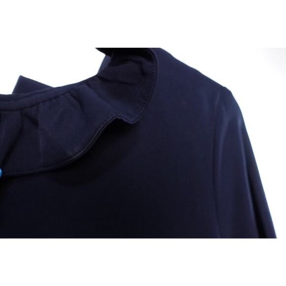 Tuckernuck Daphne Dress Navy Mod Collar Size Large *Read* NWT - Picture 8 of 13